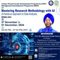 Five Days Hands-on National Virtual FDP/MDP 