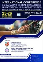 INTERNATIONAL CONFERENCE MGCIWT JUNE 25-26, 2022