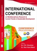 e-CONFERENCE  PROCEEDINGS (ICMRCSD - 2025) March 21-22, 2025
