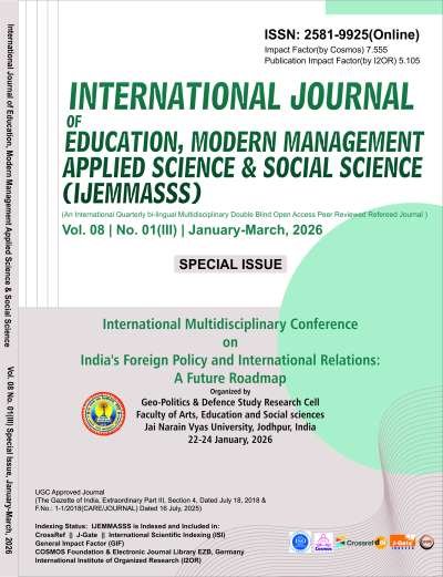 Vol. 8 | No. 1 (III) Special Issue | January - March, 2026